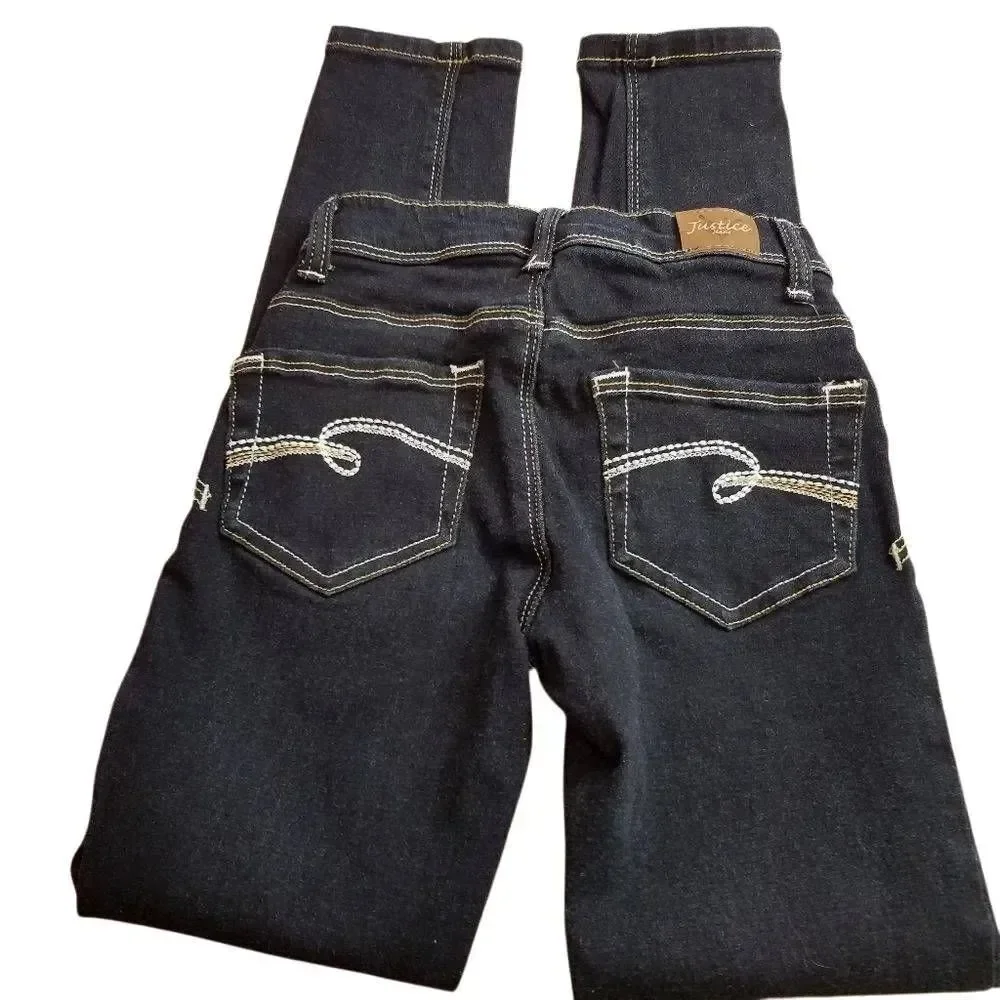 Justice skinny jeans 8S